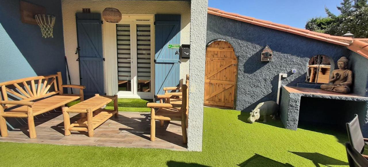 Superbe Appartement Classe 4Etoiles Avec Piscine Privee Le Boulou Buitenkant foto
